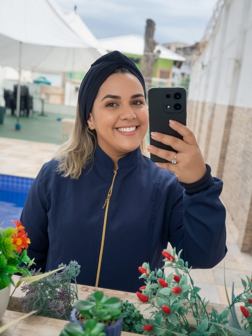 Atilana Santos, esteticista e massoterapeuta responsável pela Viveer Bemm